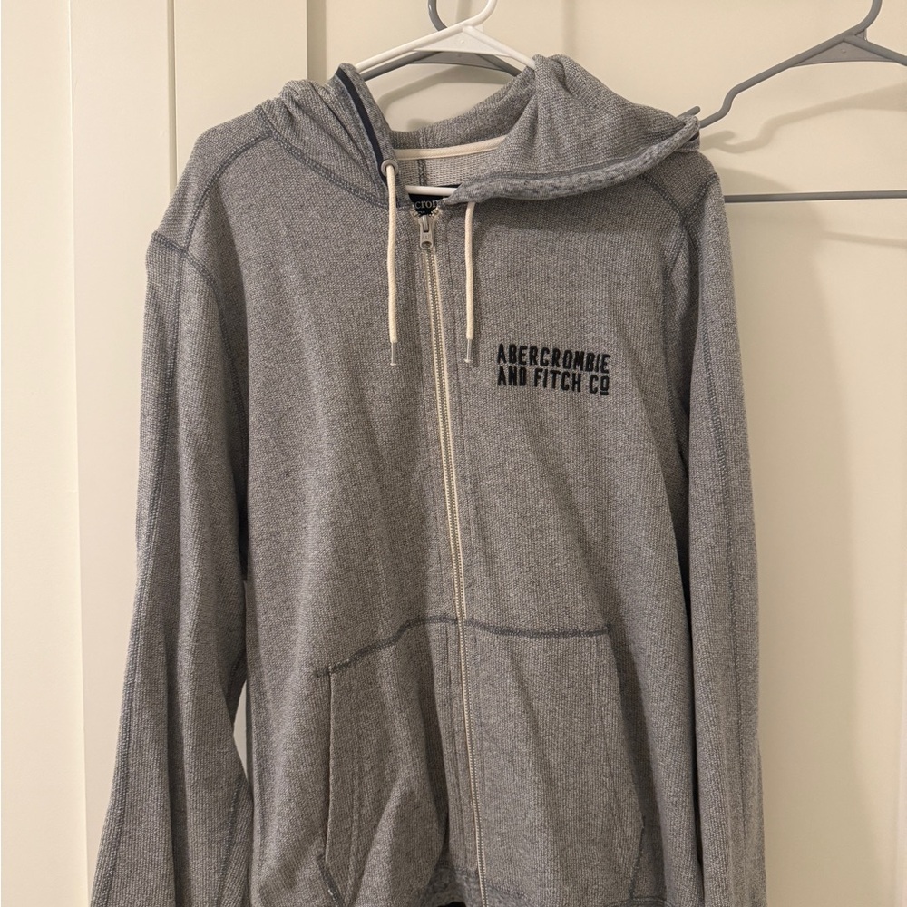 Abercrombie & Fitch Heather Gray Hoodie